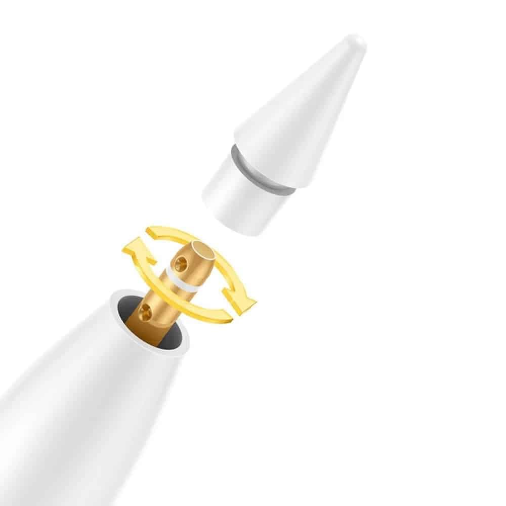 Baseus - Stylus Pen Smooth Writing Iii Series (p80080805213-00) - For iPad, Wired Charging, Active Wireless Version - White 7