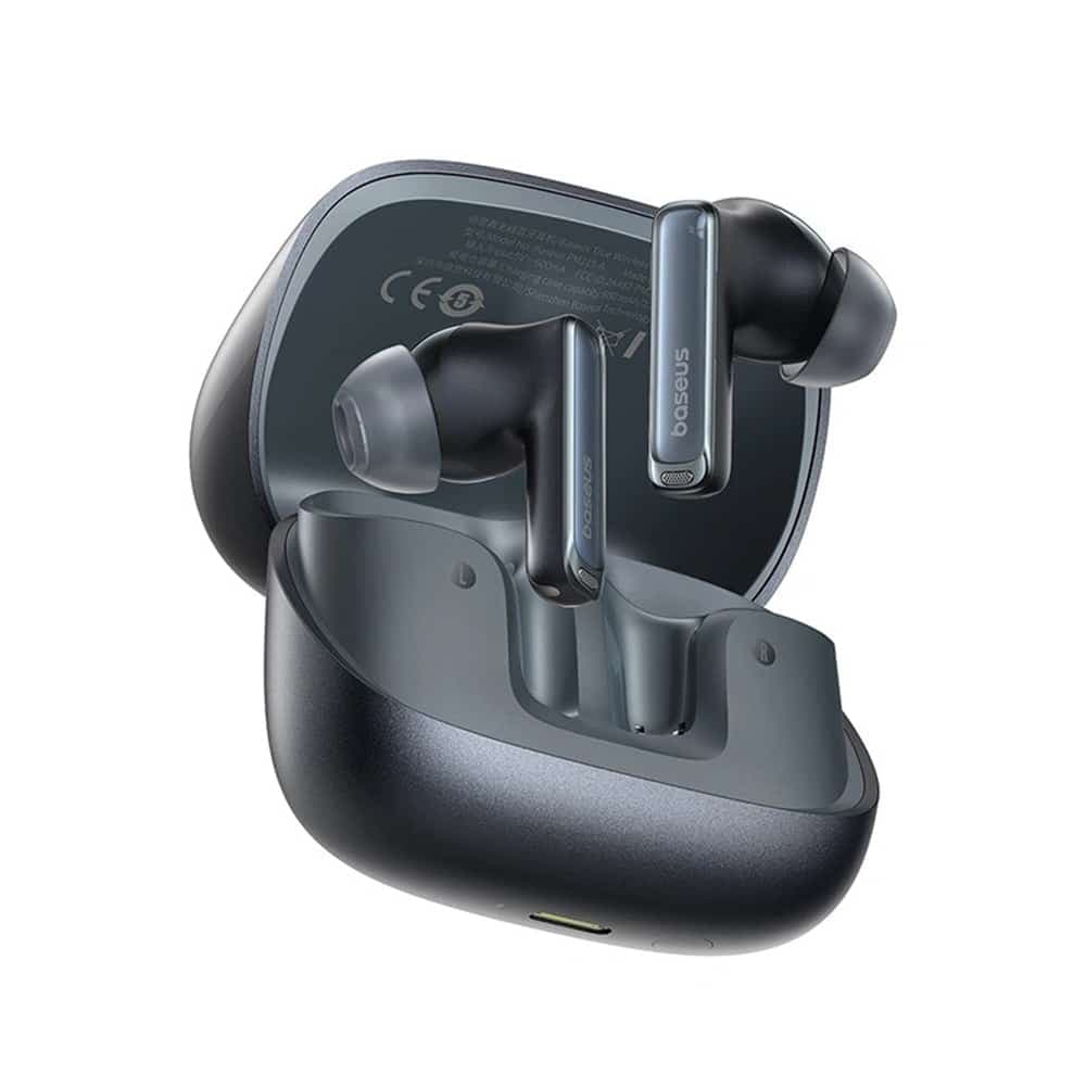 Baseus - Wireless Earbuds M2s Ultra (a00074101123-00) - True Wireless, Bluetooth 5.4, 4-Mic Enc, Smart Display - Black 2