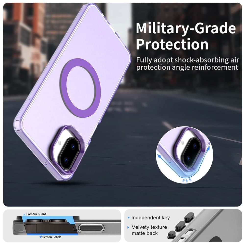 Techsuit CandyCase MagSafe - θήκη για Samsung Galaxy A07 4G - Μωβ 3