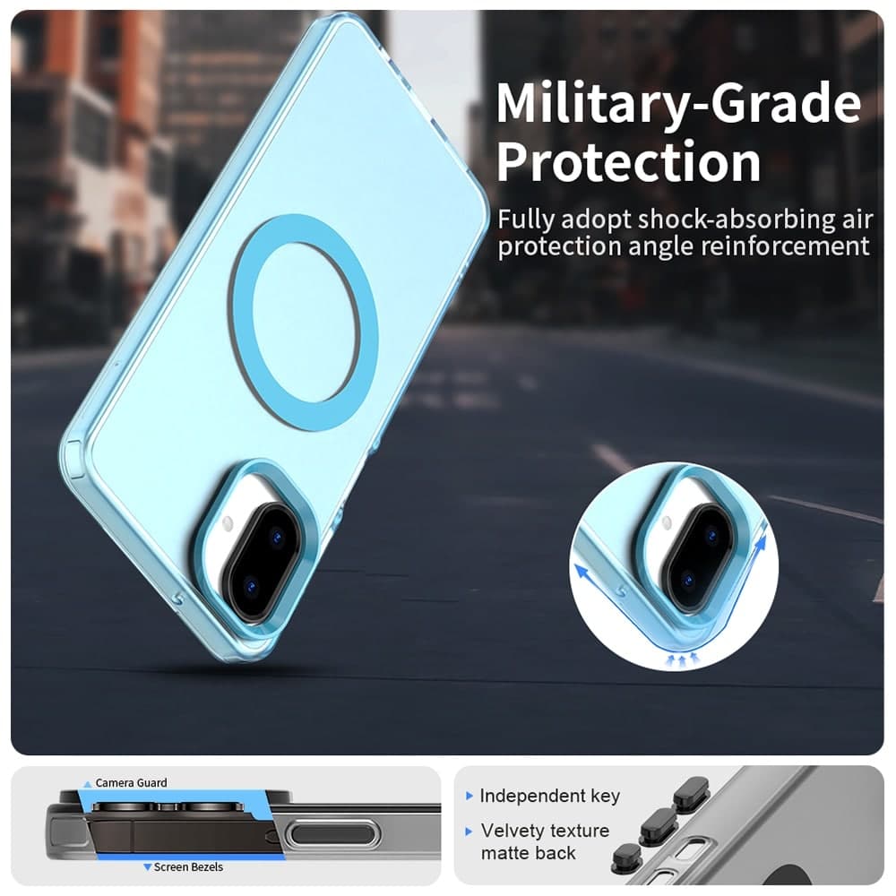 Techsuit CandyCase MagSafe - θήκη για Samsung Galaxy A07 4G - Μπλε 5
