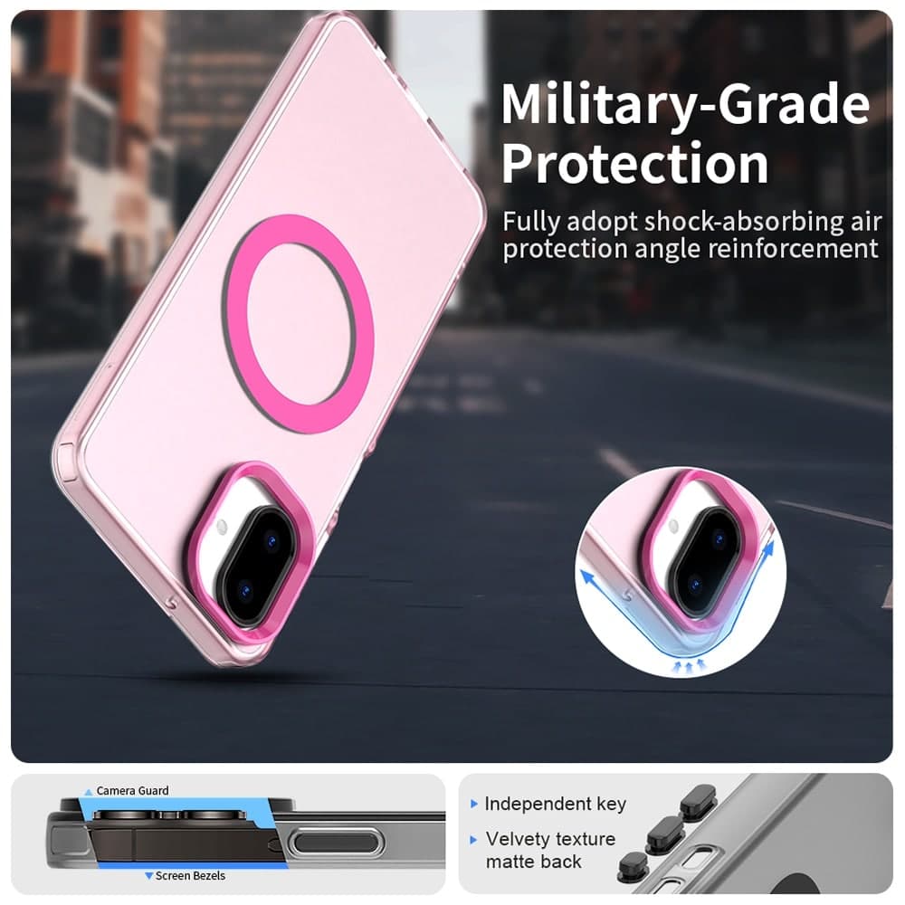 Techsuit CandyCase MagSafe - θήκη για Samsung Galaxy A07 4G - Ροζ 2