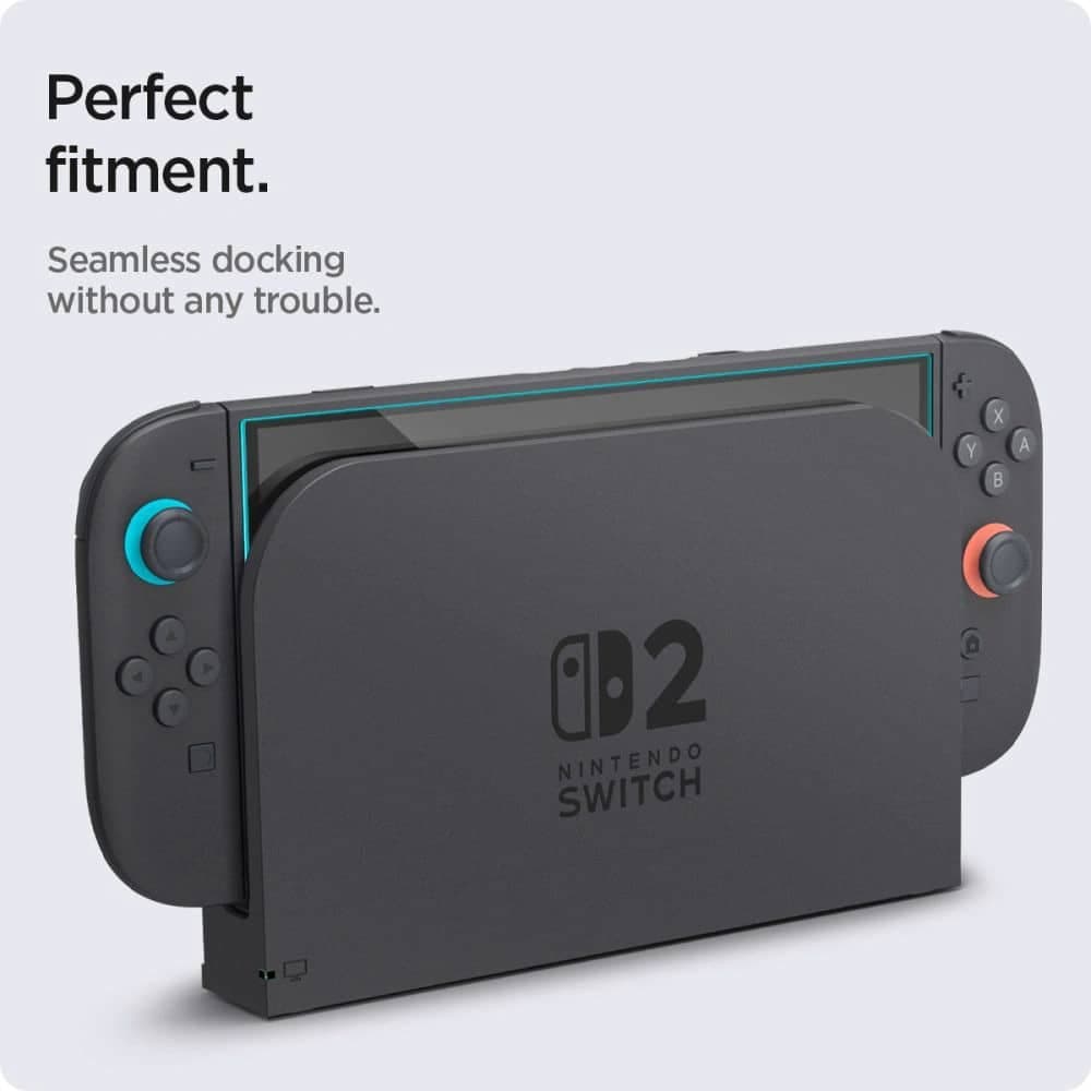 Techsuit - (2 Πακέτο) Premium Γυαλί Switchaura Με Εφαρμοστήρα (ns1) - Για Nintendo Switch 2, Αντίσταση 9h - Διαφανές 7