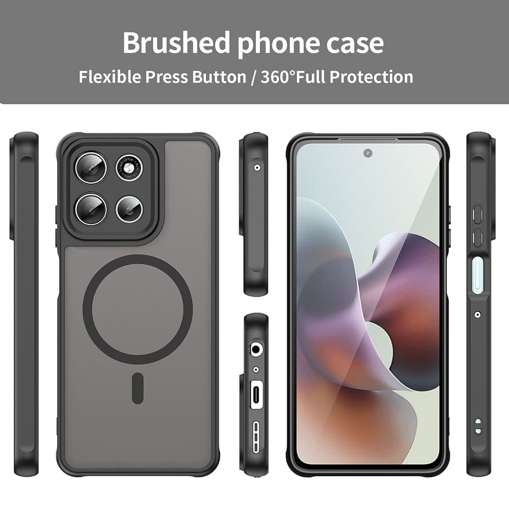 Techsuit HaloFrost II MagSafe - θήκη για Motorola Moto G56 - Μαύρο 5
