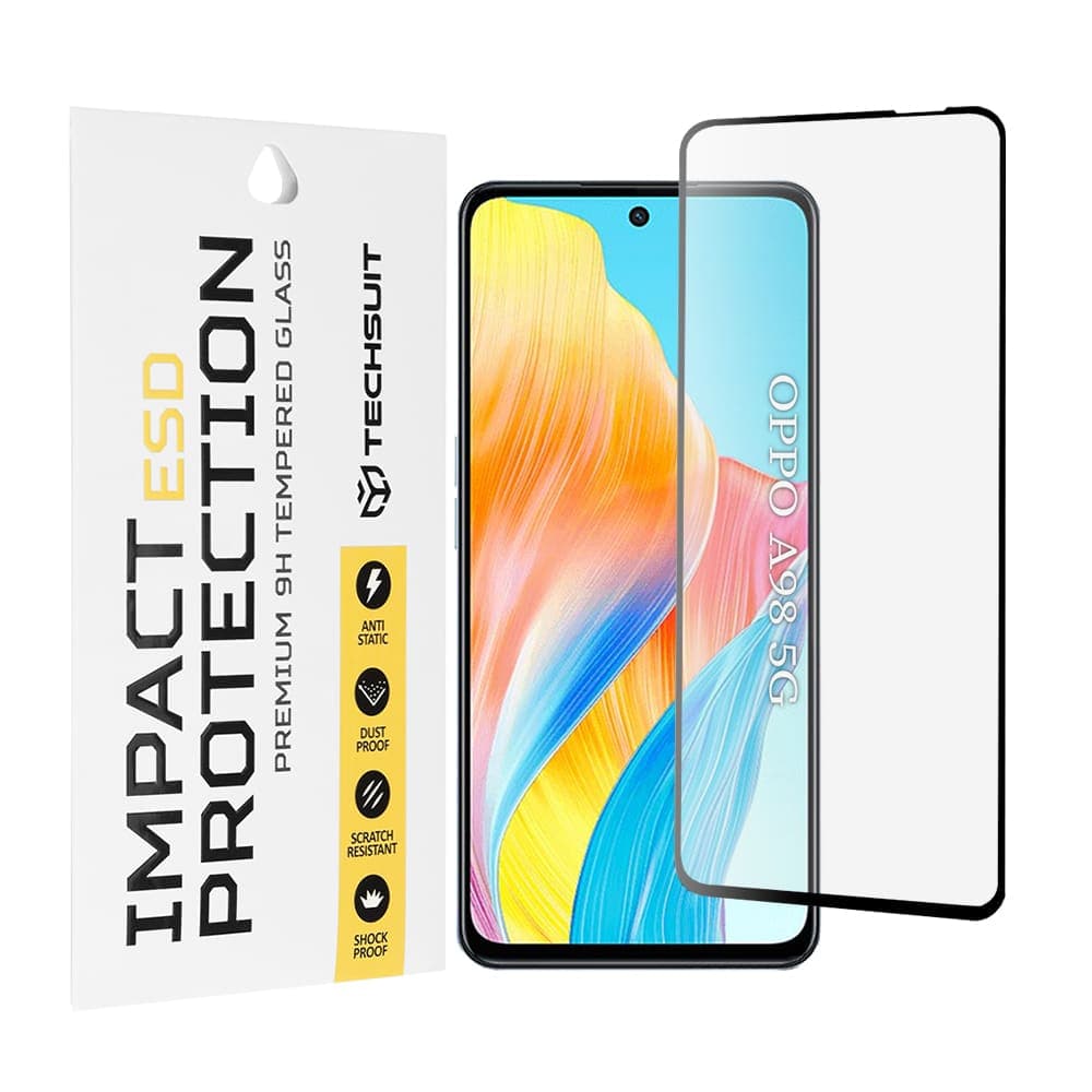 Techsuit - Εsd Γυαλί - Oppo A98 5g / A79 5g / A58 4g / Oneplus Nord N30 Se - Μαύρο