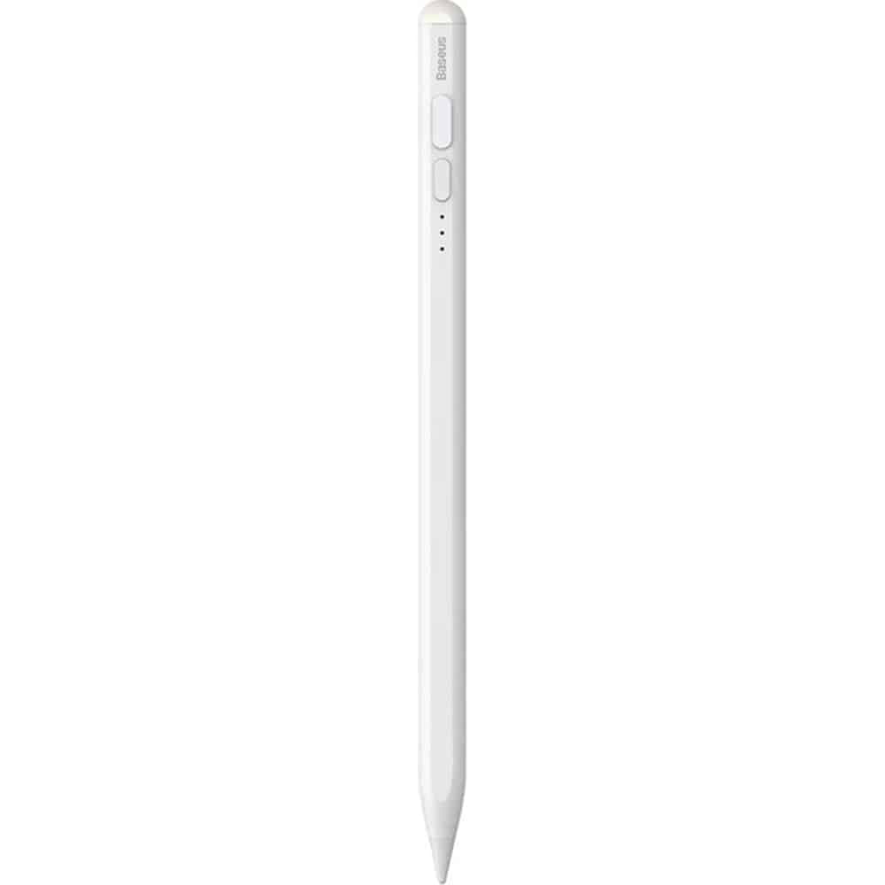 Baseus - Stylus Pen Smooth Writing 2 Series (p80015802213-03) - For iPad, Type-C, Active, Magnetic, Palm-Rejection - White