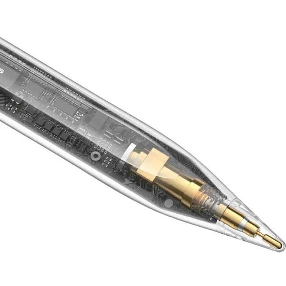 Baseus - Stylus Pen Smooth Writing 2 Series (p80015802213-03) - For iPad, Type-C, Active, Magnetic, Palm-Rejection - White 4