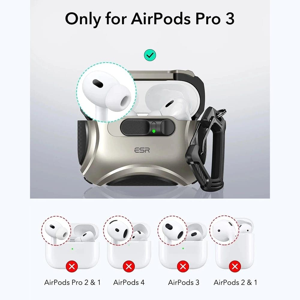 ESR - Cyber Flicklock Halolock - Apple Airpods Pro 3 - Titanium 7