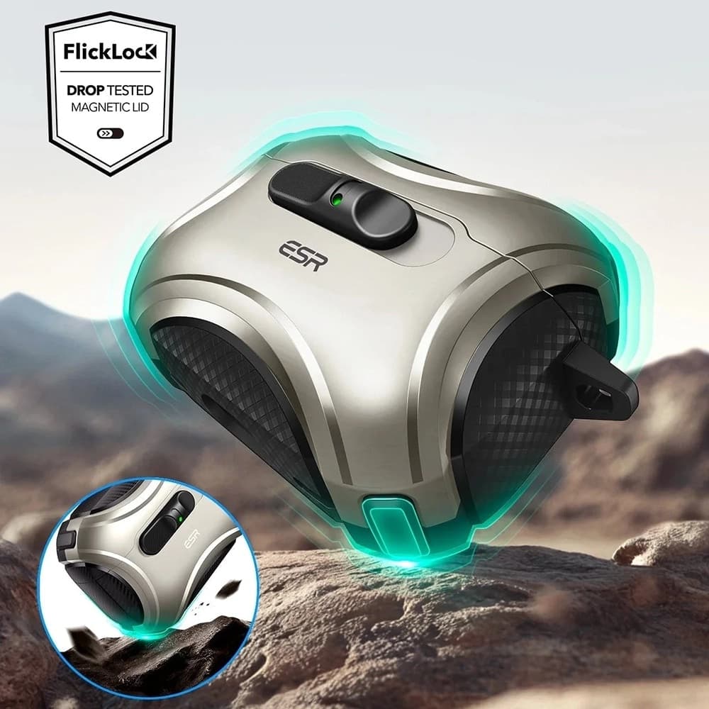 ESR - Cyber Flicklock Halolock - Apple Airpods Pro 3 - Titanium 3
