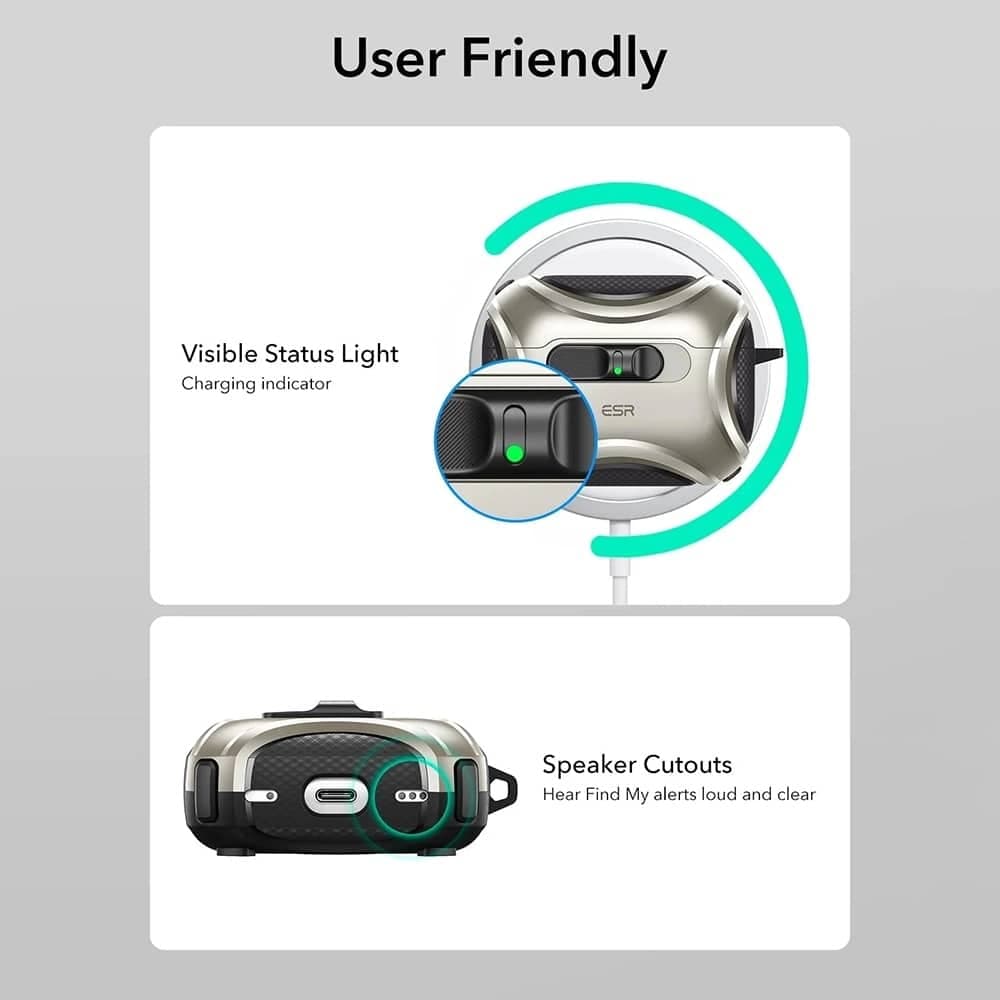 ESR - Cyber Flicklock Halolock - Apple Airpods Pro 3 - Titanium 8