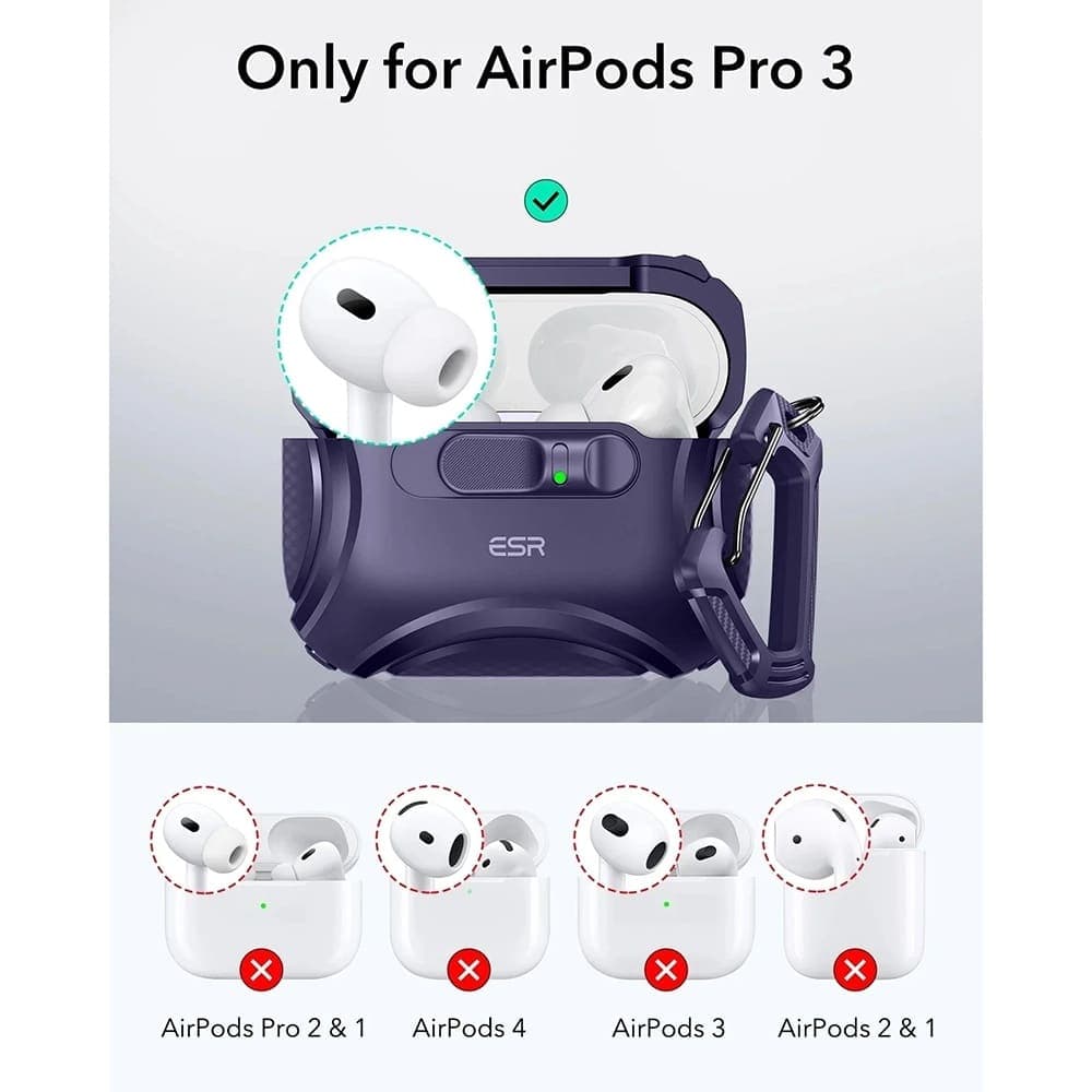 ESR - Cyber Flicklock Halolock - Apple Airpods Pro 3 - Purple 6