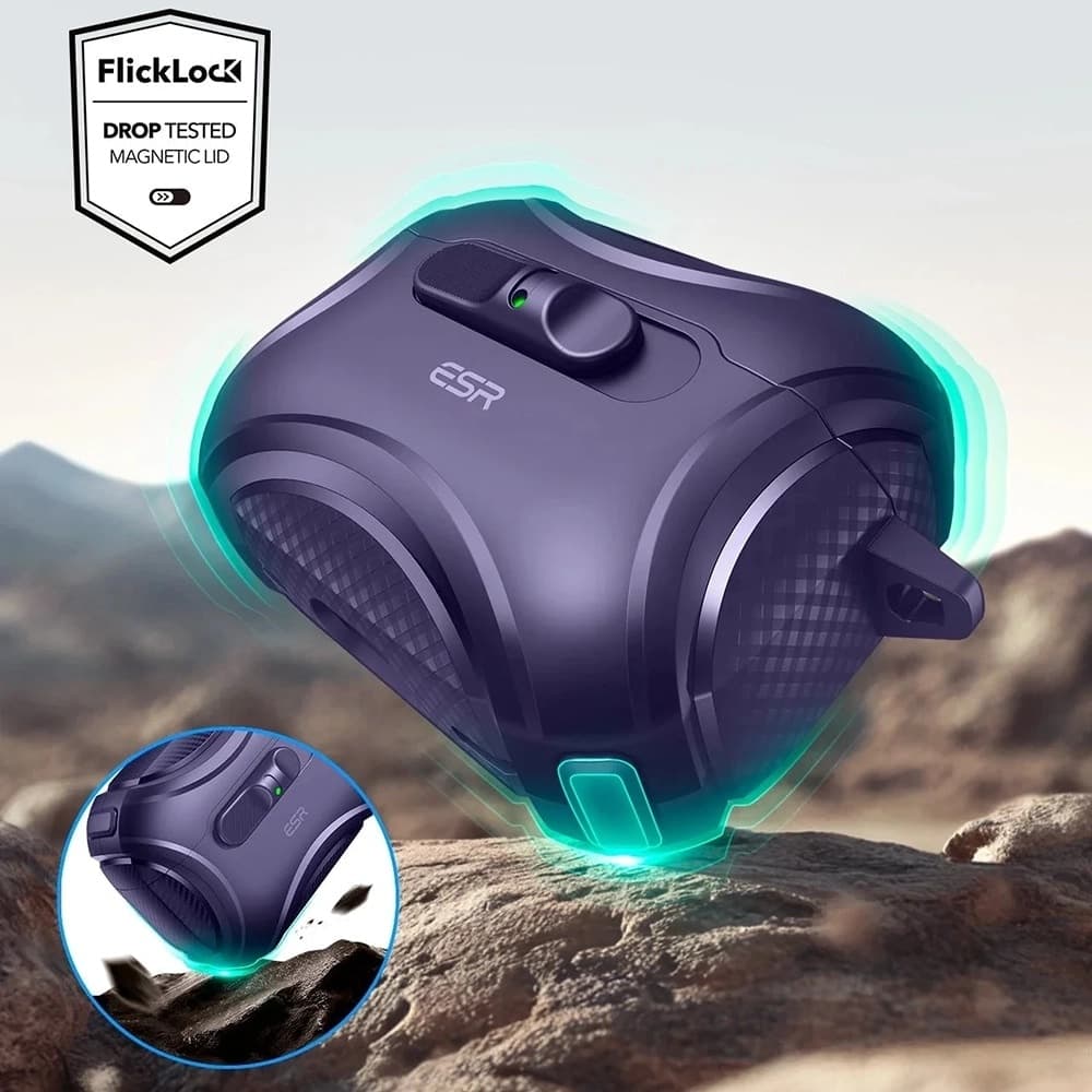 ESR - Cyber Flicklock Halolock - Apple Airpods Pro 3 - Purple 4