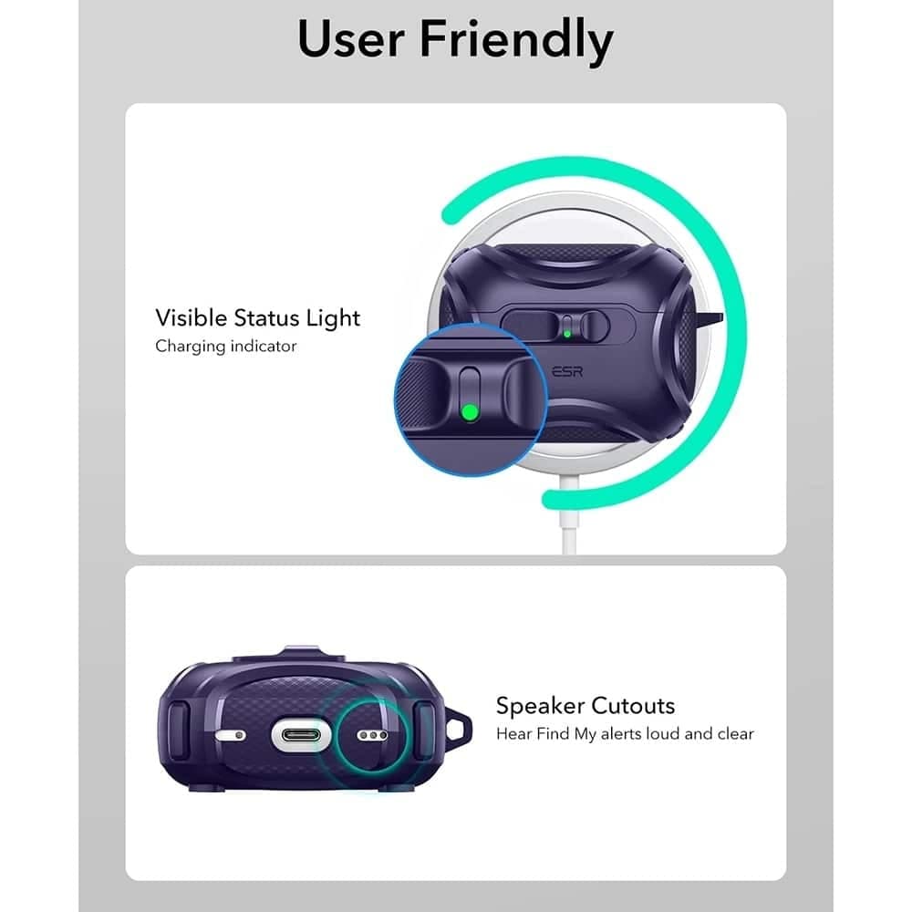 ESR - Cyber Flicklock Halolock - Apple Airpods Pro 3 - Purple 9