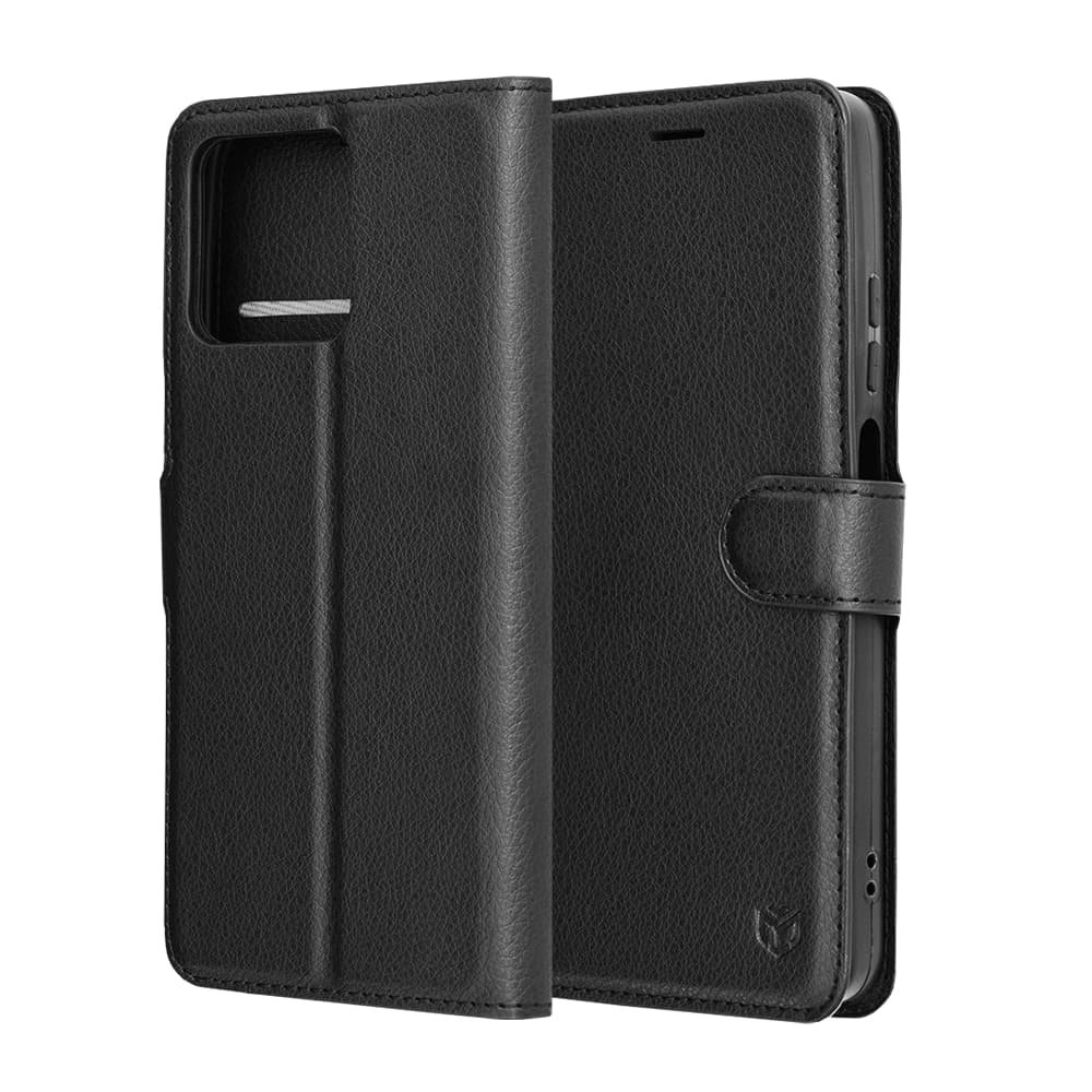 Techsuit Leather Folio - θήκη για Motorola Moto G56 - Μαύρο 6
