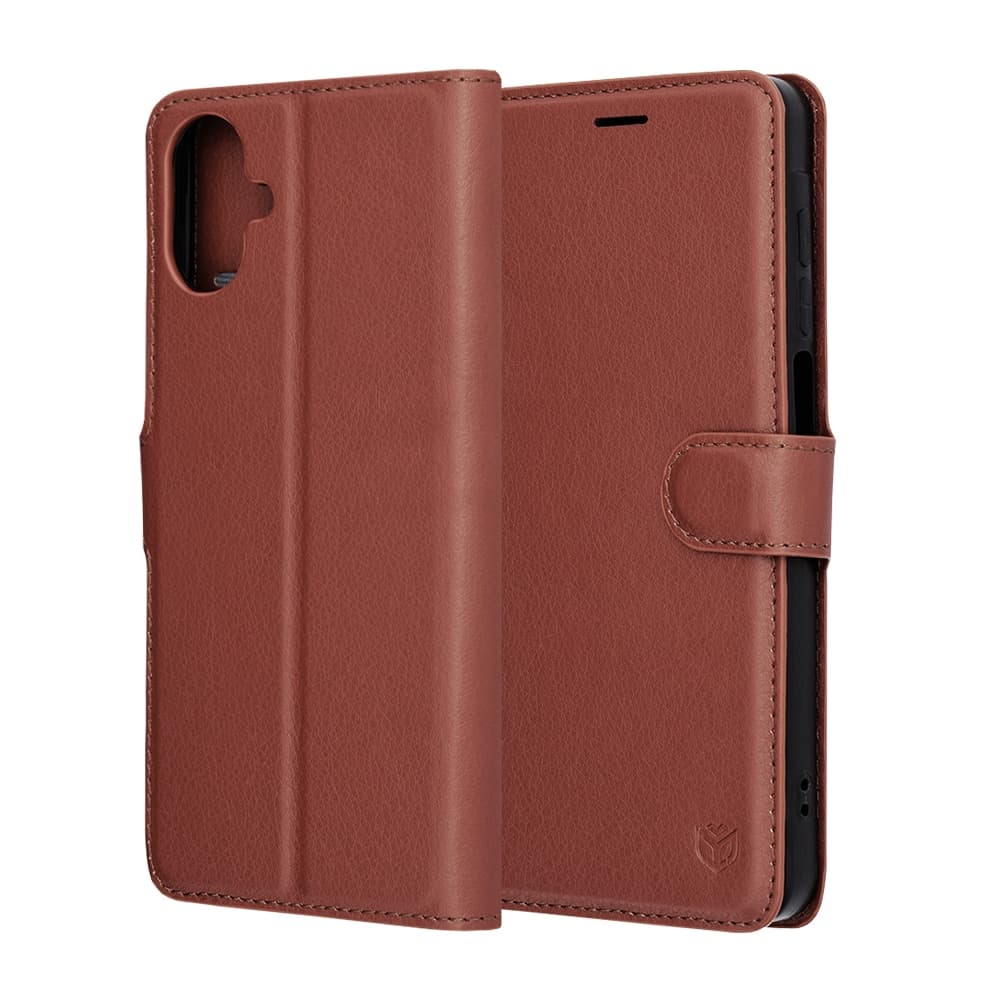 Techsuit Leather Folio - θήκη για Samsung Galaxy A07 4G - Καφέ 6