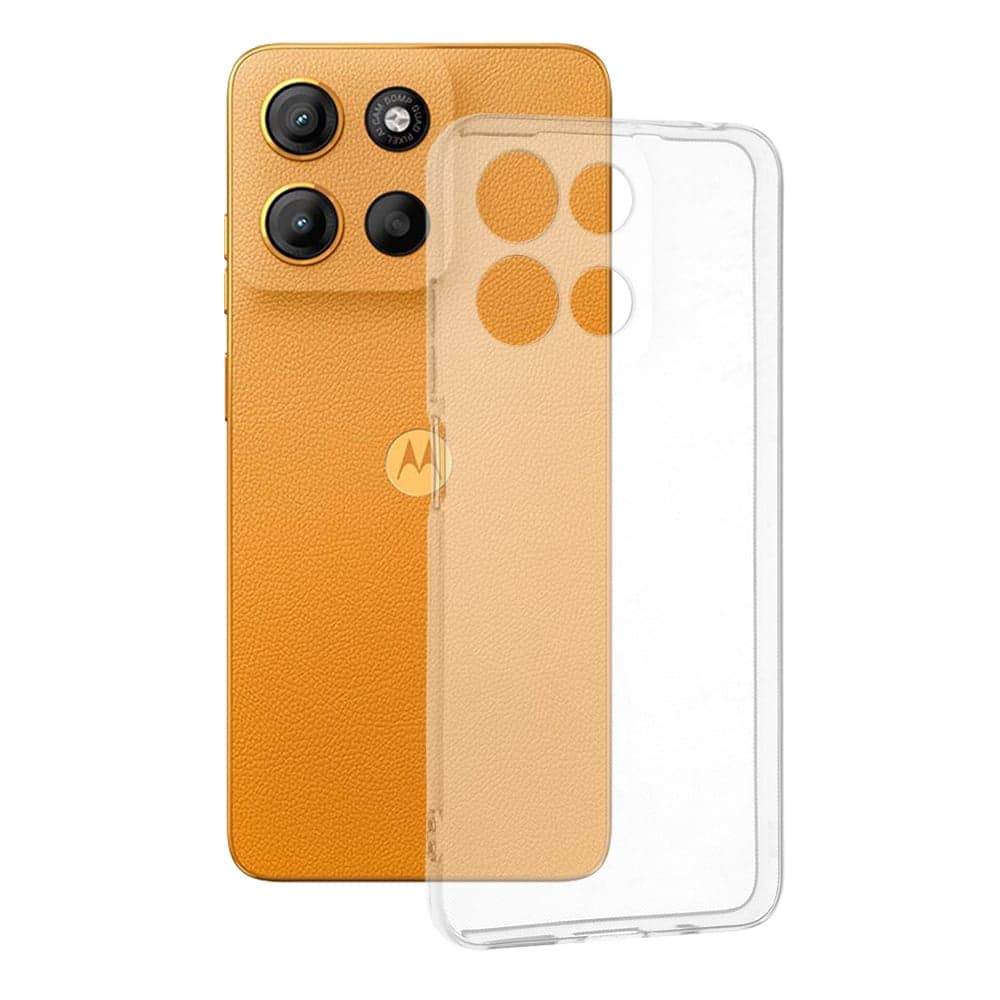Techsuit Clear Silicone - θήκη για Motorola Moto G15 / Power - Διάφανο