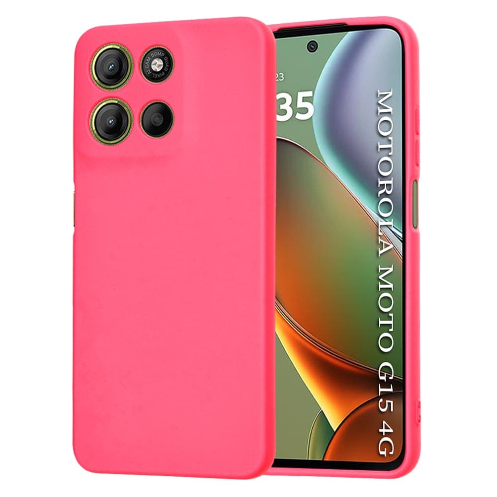 Techsuit SoftFlex - θήκη για Motorola Moto G15 - Ροζ