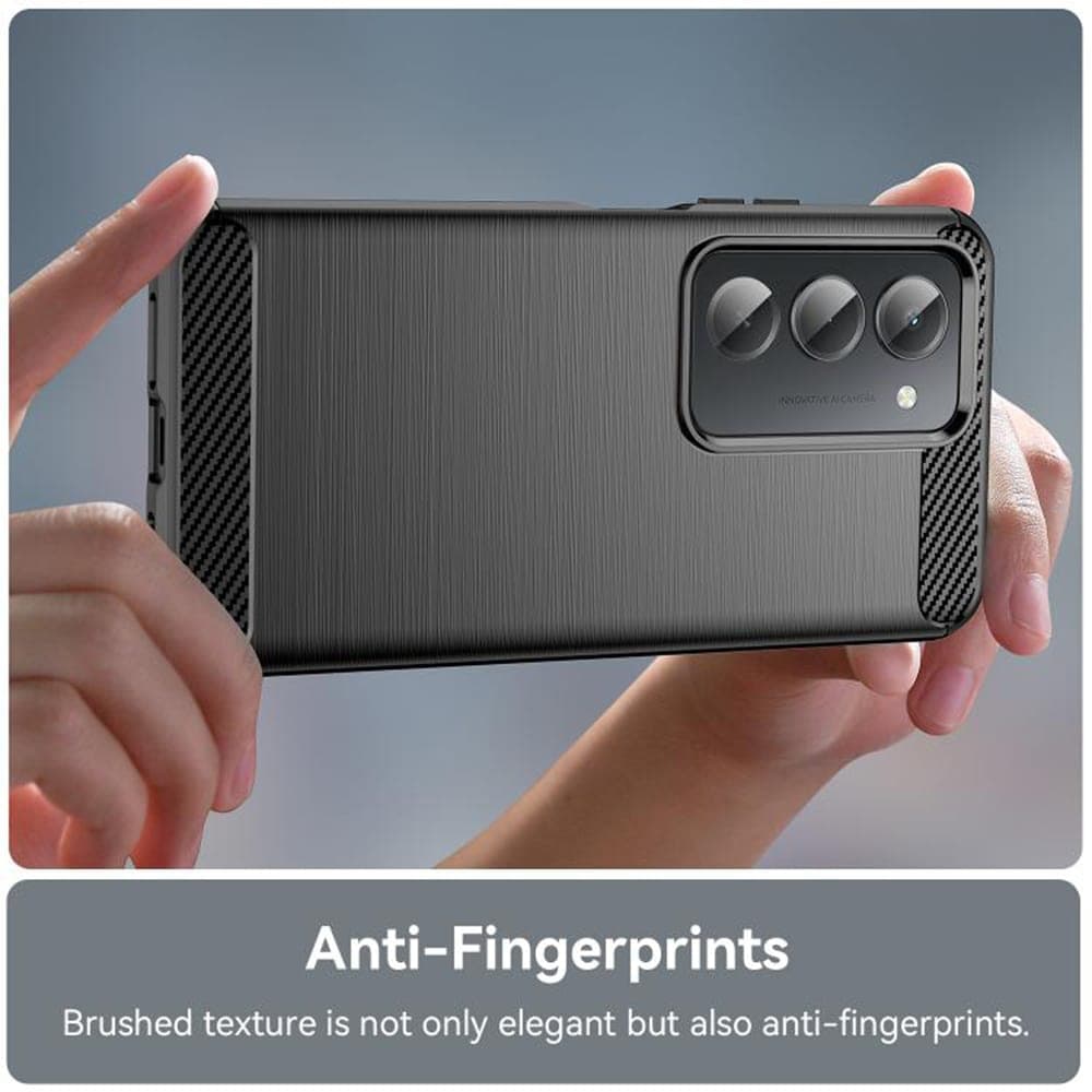 Techsuit Carbon Silicone - θήκη για Xiaomi Redmi 15 / 15C - Μαύρο 6