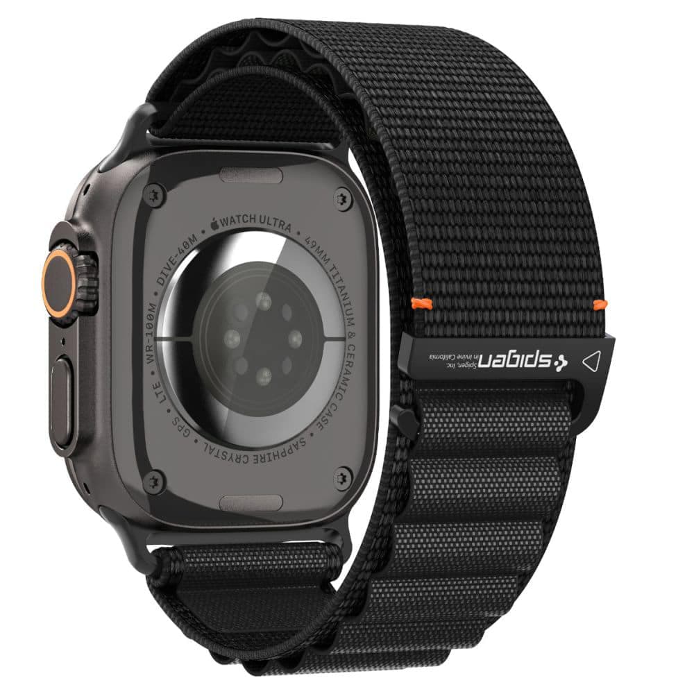 Spigen - Wbf1 - Apple Watch 6 / 7 / 8 / 9 / 10 / Se / Se 2 / Ultra / Ultra 2 (44/45/46/49mm) - Black 2