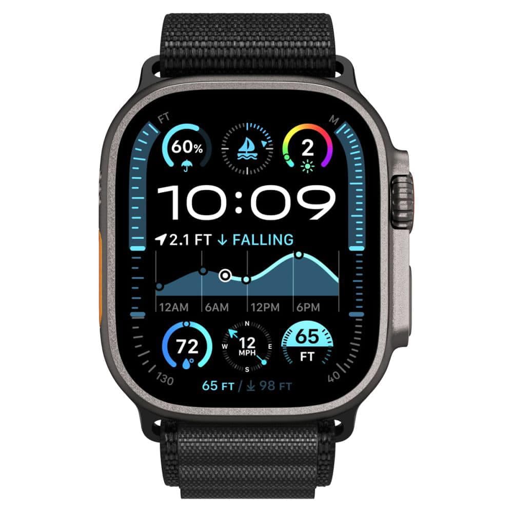 Spigen - Wbf1 - Apple Watch 6 / 7 / 8 / 9 / 10 / Se / Se 2 / Ultra / Ultra 2 (44/45/46/49mm) - Black 6