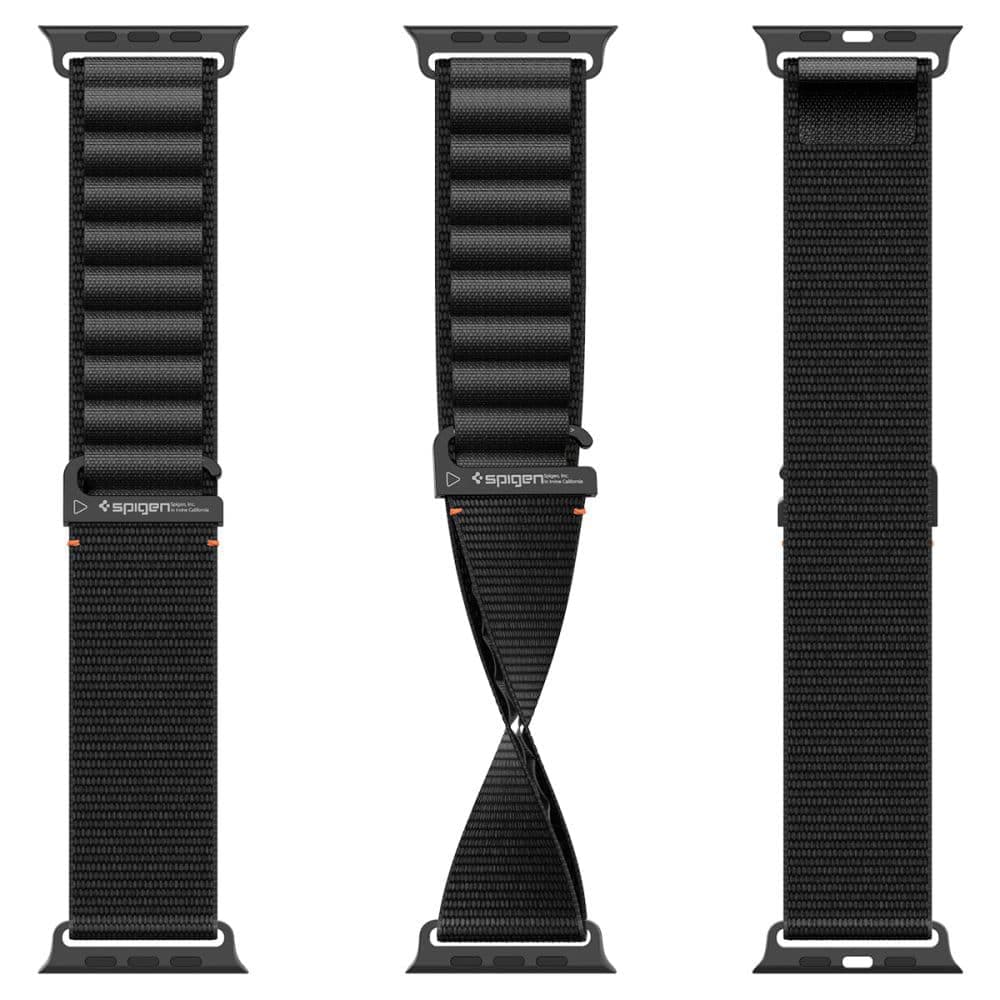 Spigen - Wbf1 - Apple Watch 6 / 7 / 8 / 9 / 10 / Se / Se 2 / Ultra / Ultra 2 (44/45/46/49mm) - Black 10
