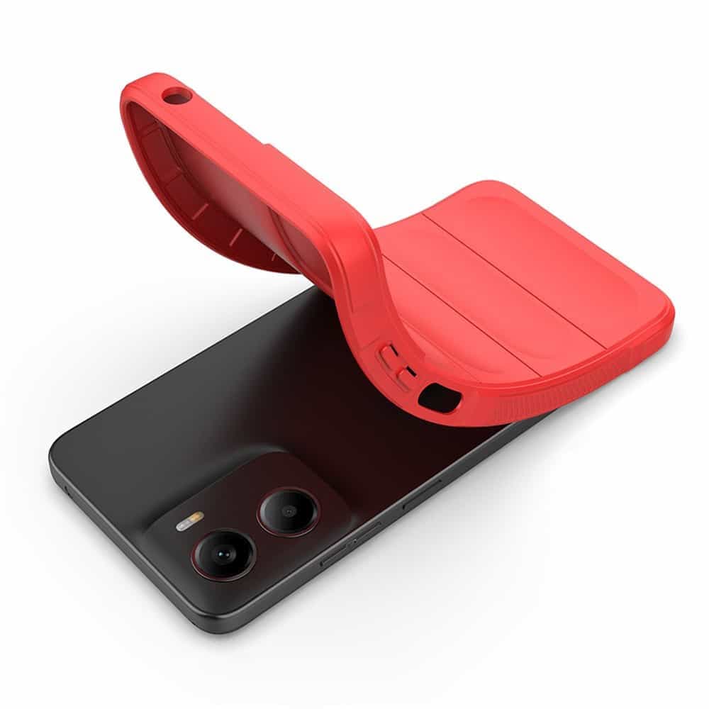 Techsuit Magic Shield - θήκη για Motorola Moto G05 / E15 - Κόκκινο 4