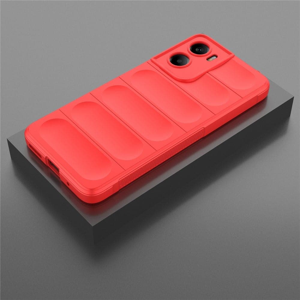 Techsuit Magic Shield - θήκη για Motorola Moto G05 / E15 - Κόκκινο 5