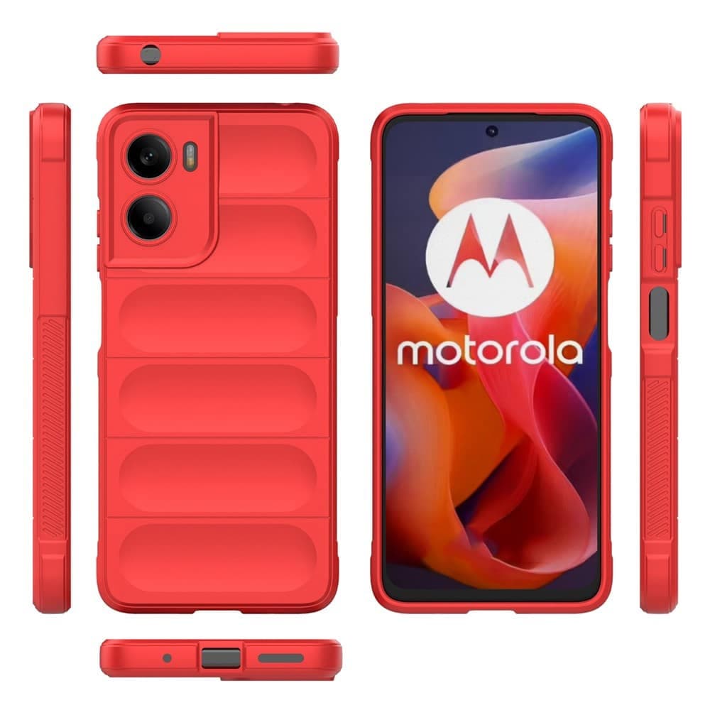 Techsuit Magic Shield - θήκη για Motorola Moto G05 / E15 - Κόκκινο 2