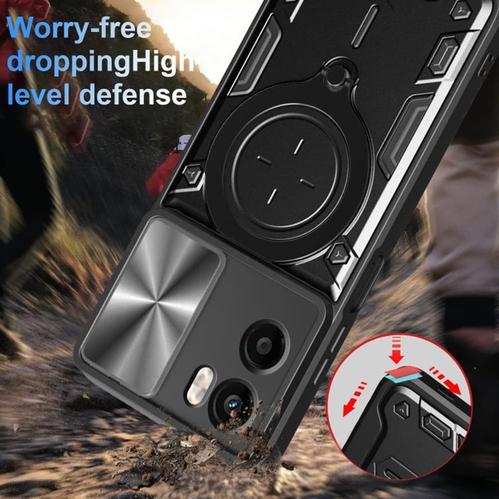 Techsuit CamGuard Pro - θήκη για Motorola Moto G05 / E15 - Μπλε 5