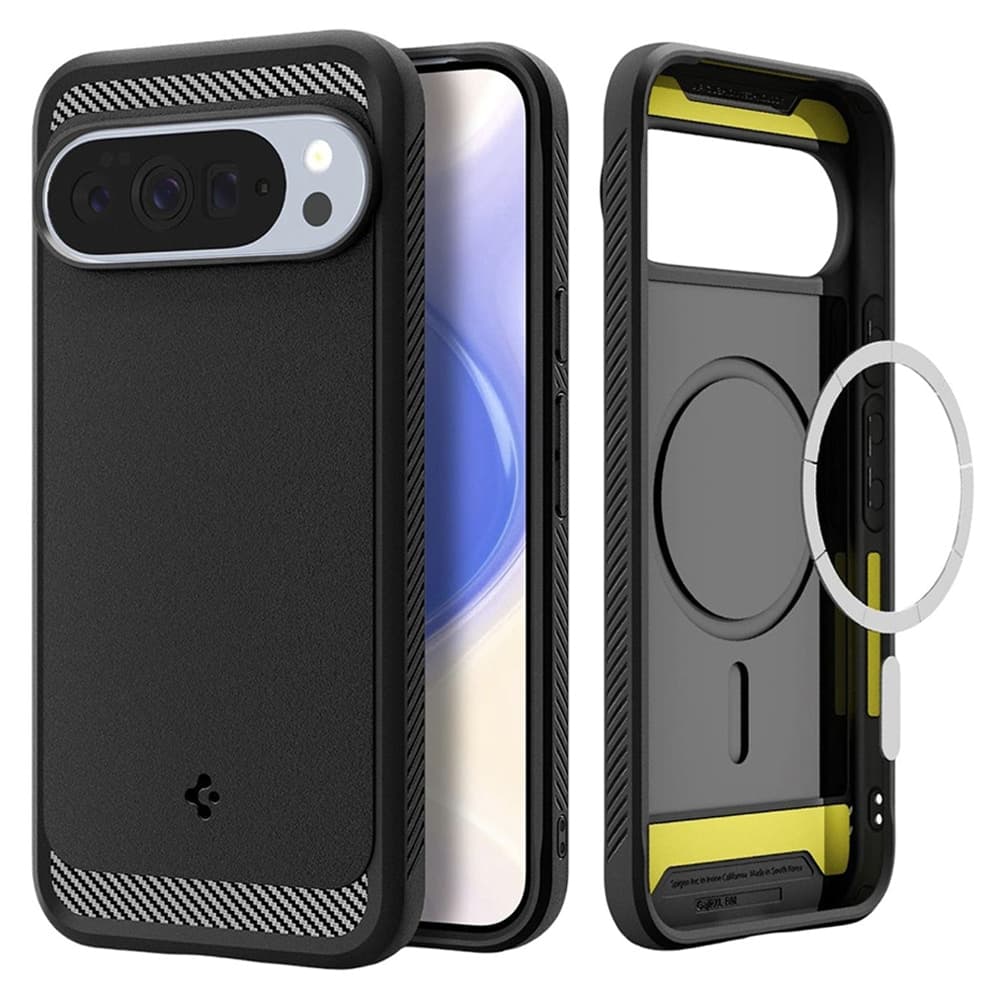 Spigen Rugged Armor - θήκη για Google Pixel 10 Pro XL - Μαύρο