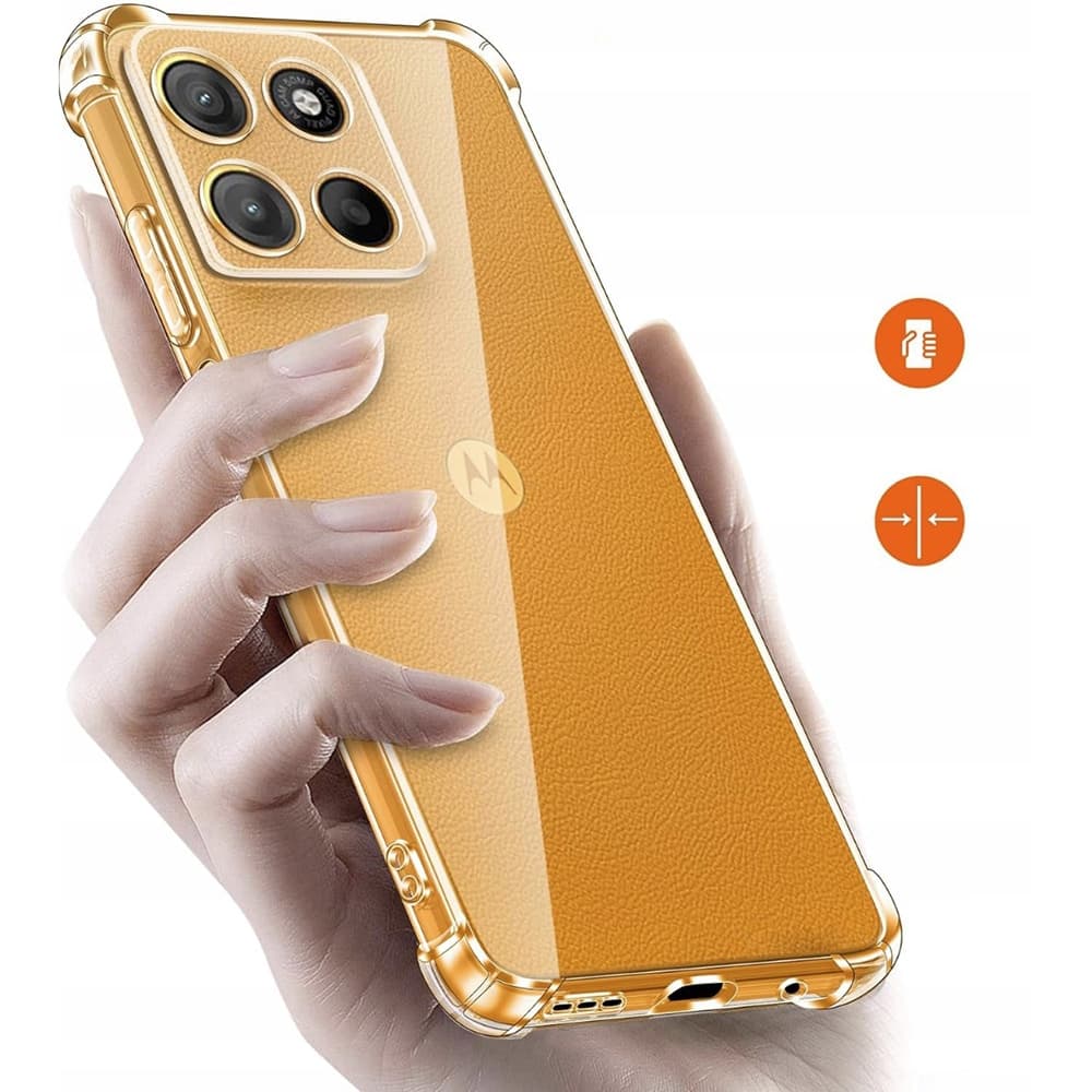 Techsuit Ανθεκτική Διαφανής Σιλικόνη - θήκη για Motorola Moto G15 - Διάφανο 2
