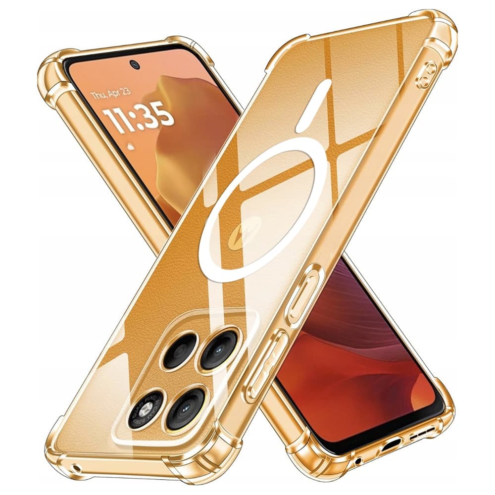 Techsuit Ανθεκτική Διαφανής Σιλικόνη - θήκη για Motorola Moto G15 - Διάφανο