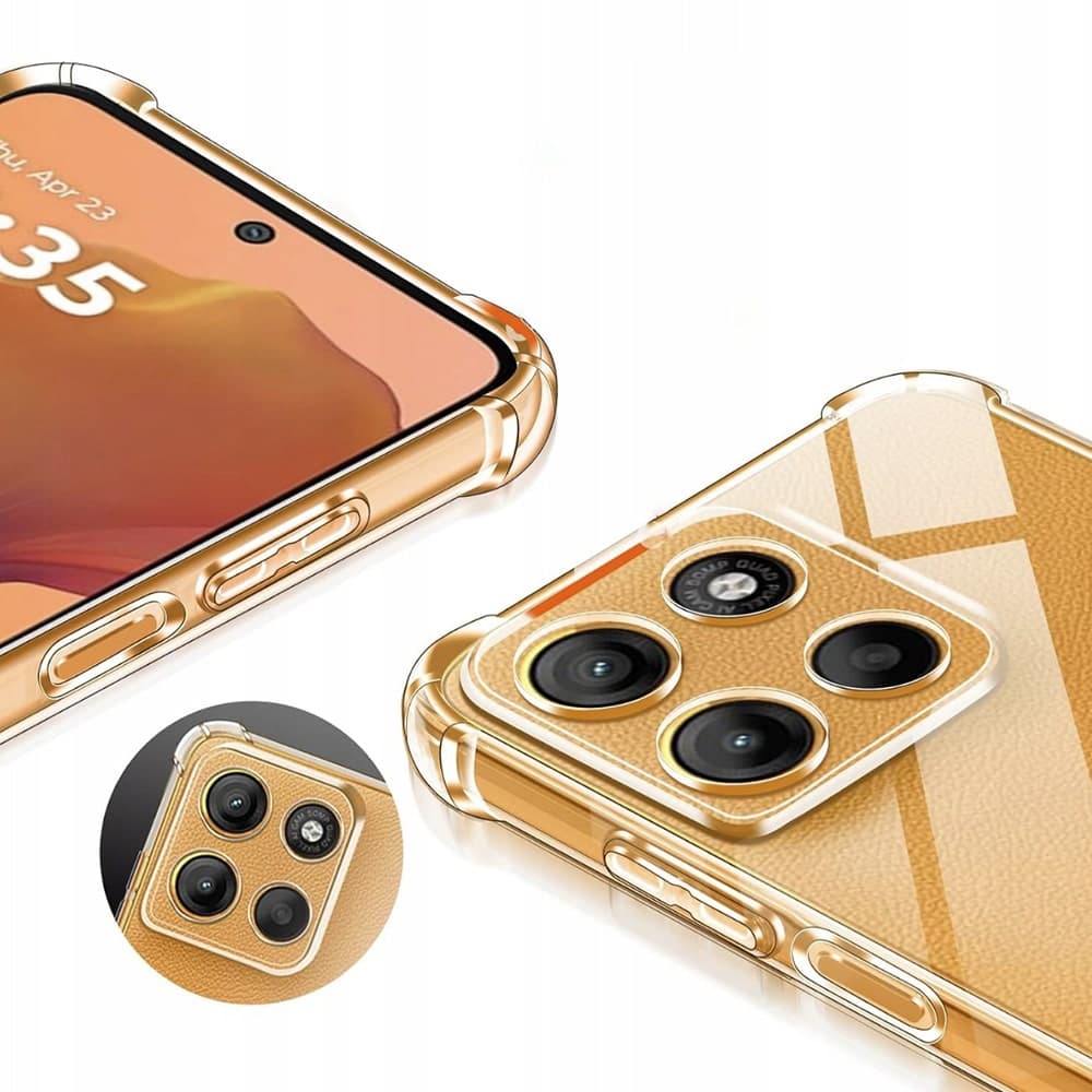 Techsuit Ανθεκτική Διαφανής Σιλικόνη - θήκη για Motorola Moto G15 - Διάφανο 5