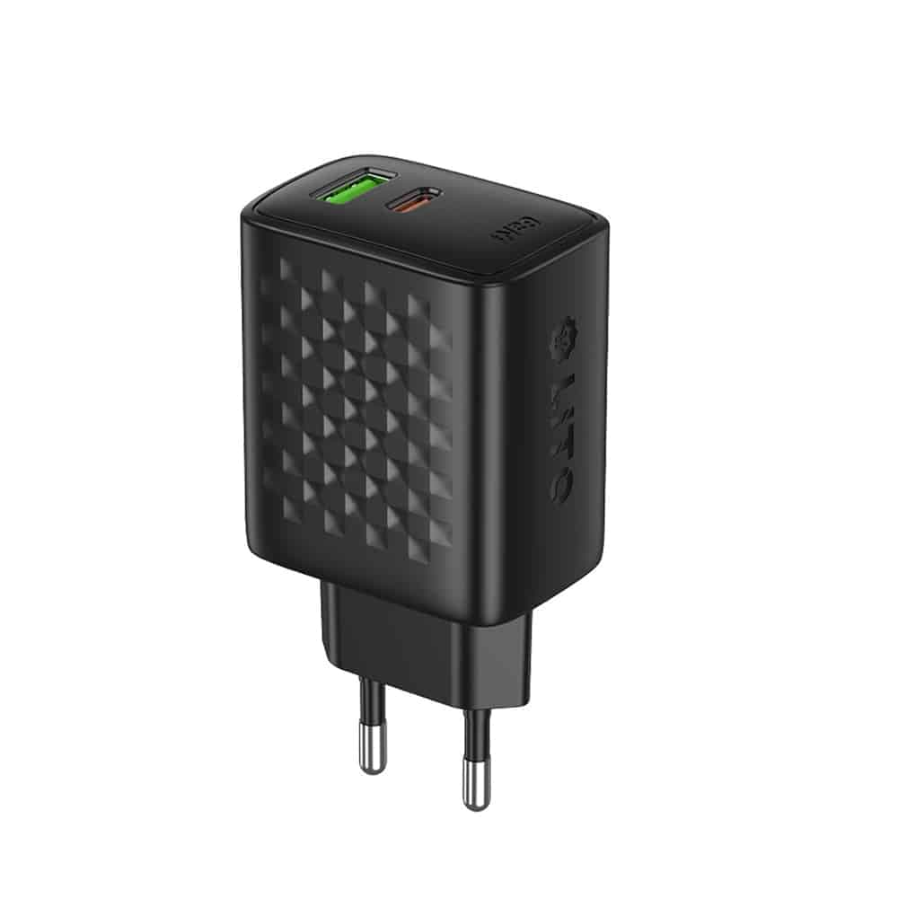 Lito - Wall Charger (lc24) - Type-C, USB Output, Pd65w, Gan, Pc Fireproof, Eu Plug - Black 2