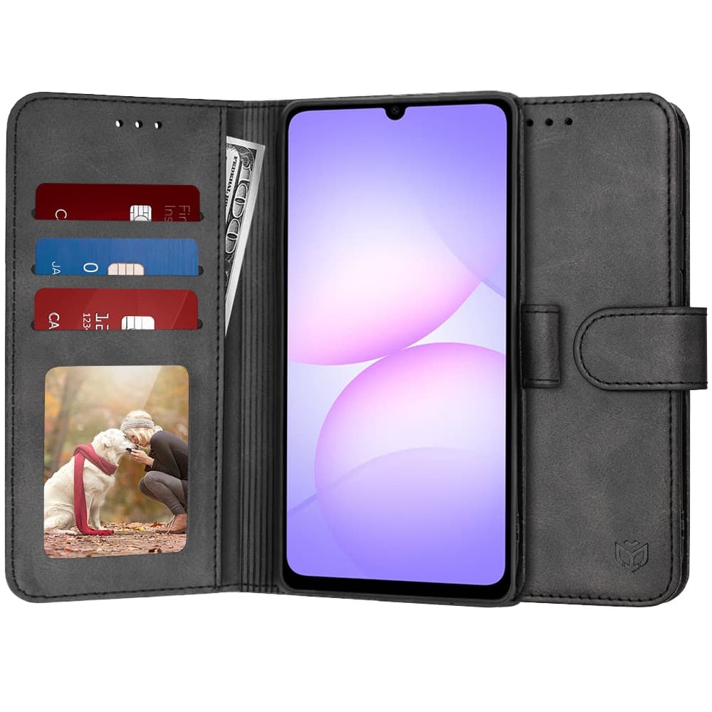 Techsuit Diary Book - θήκη για Samsung Galaxy A07 4G - Μαύρο