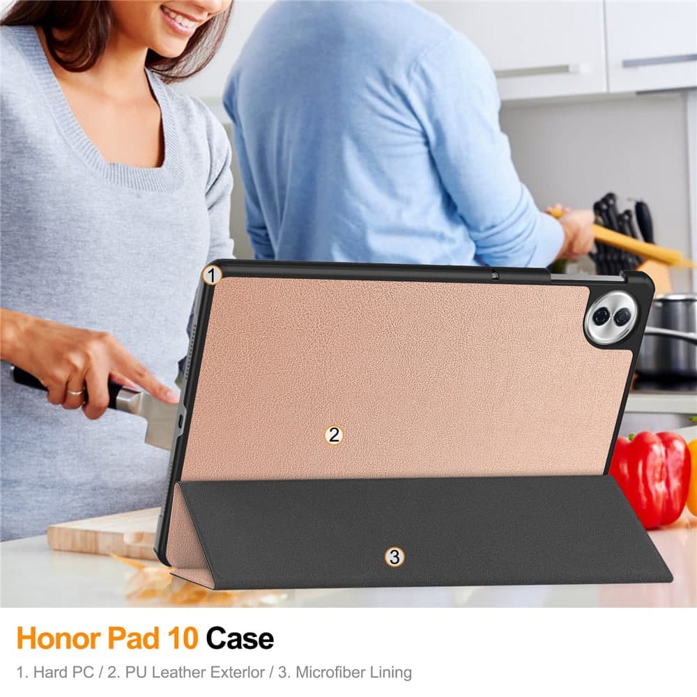 Techsuit FoldPro - θήκη για Honor Pad 10 - Ροζ 3