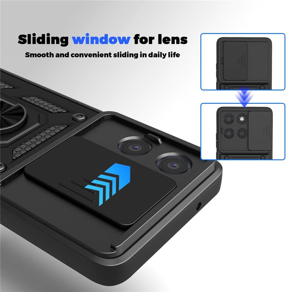 Techsuit CamShield Series - θήκη για Motorola Moto G86 Power - Μαύρο 3
