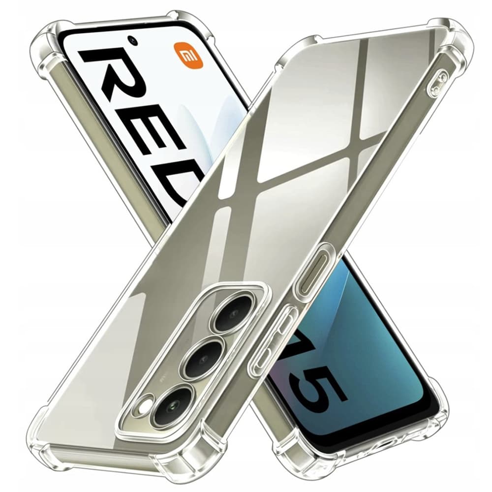 Techsuit Shockproof Clear Silicone - θήκη για Xiaomi Redmi 15 / 15C 4G - Διάφανο