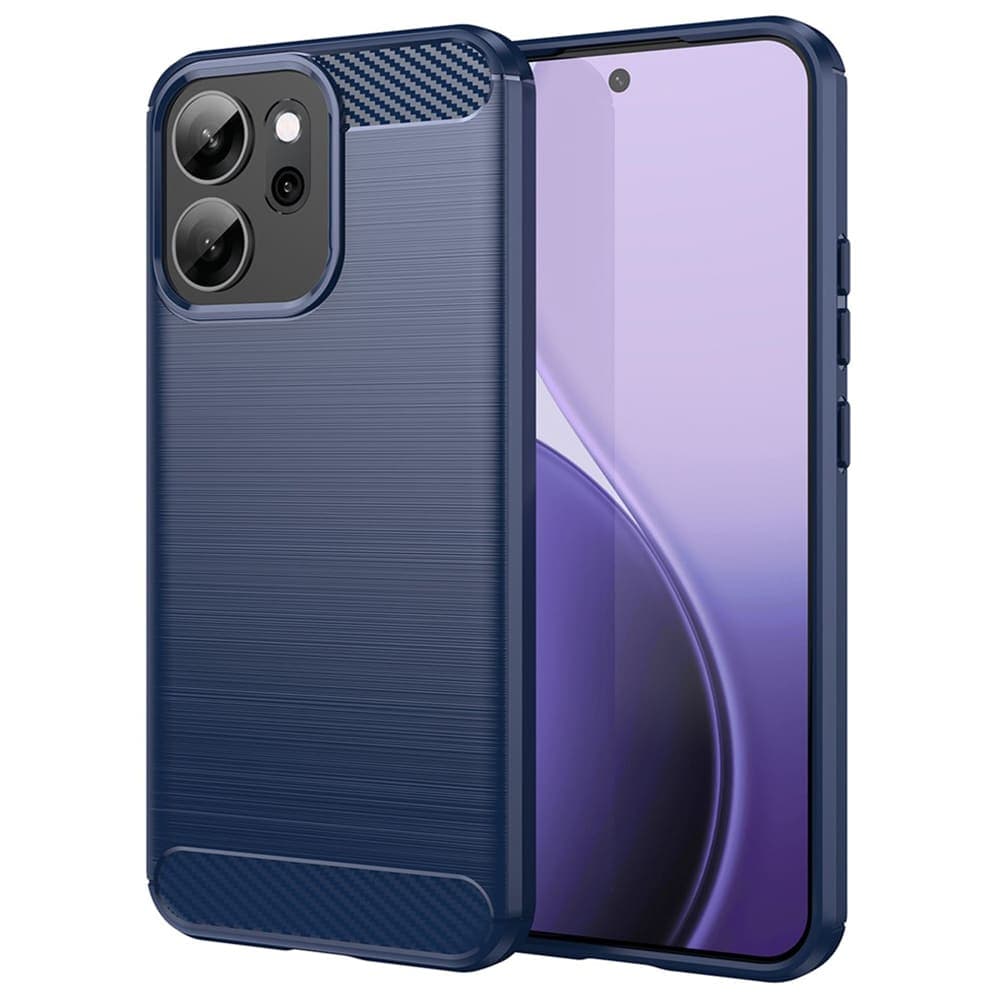Techsuit Carbon Silicone - θήκη για Oppo Reno14 / F FS 5G - Μπλε