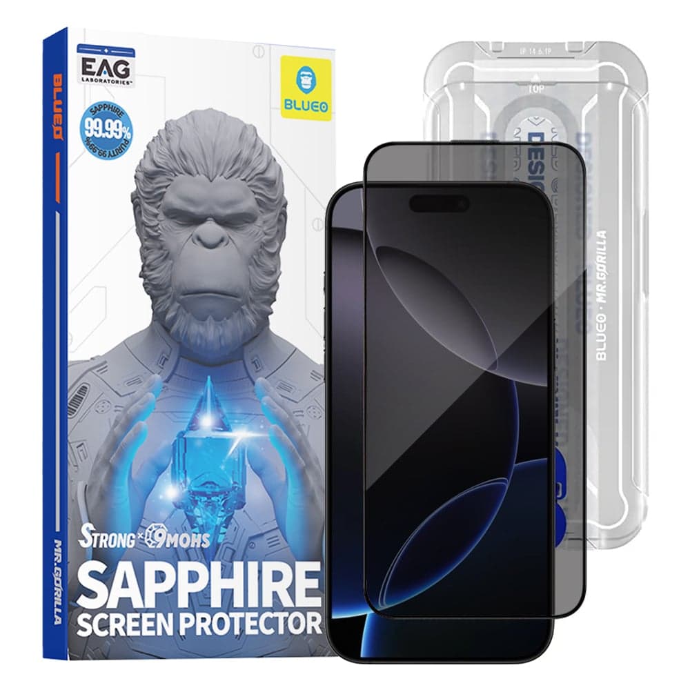 Blueo - Premium Αντιανακλαστικό Γυαλί Σαπφείρου 9h - iPhone 16 Pro Max / iPhone 17 Pro Max