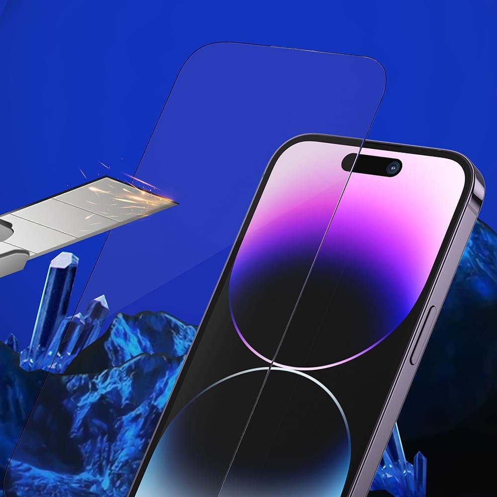 Blueo - Premium Γυαλί Σαπφείρου 9h Ανθεκτικό Σε Ρήξεις Και Γρατσουνιές - iPhone 17 Air - Ιδιωτικότητα 4