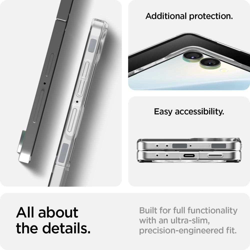 Spigen Air Skin - θήκη για Samsung Galaxy Z Flip7 - Διάφανο 19