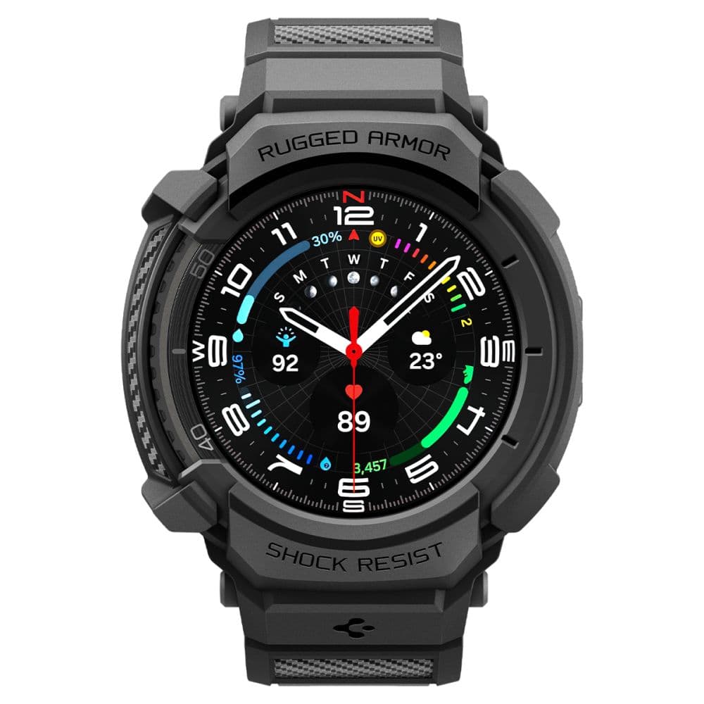 Spigen Rugged Armor Pro - θήκη για Samsung Galaxy Watch8 Classic - Μαύρο 2