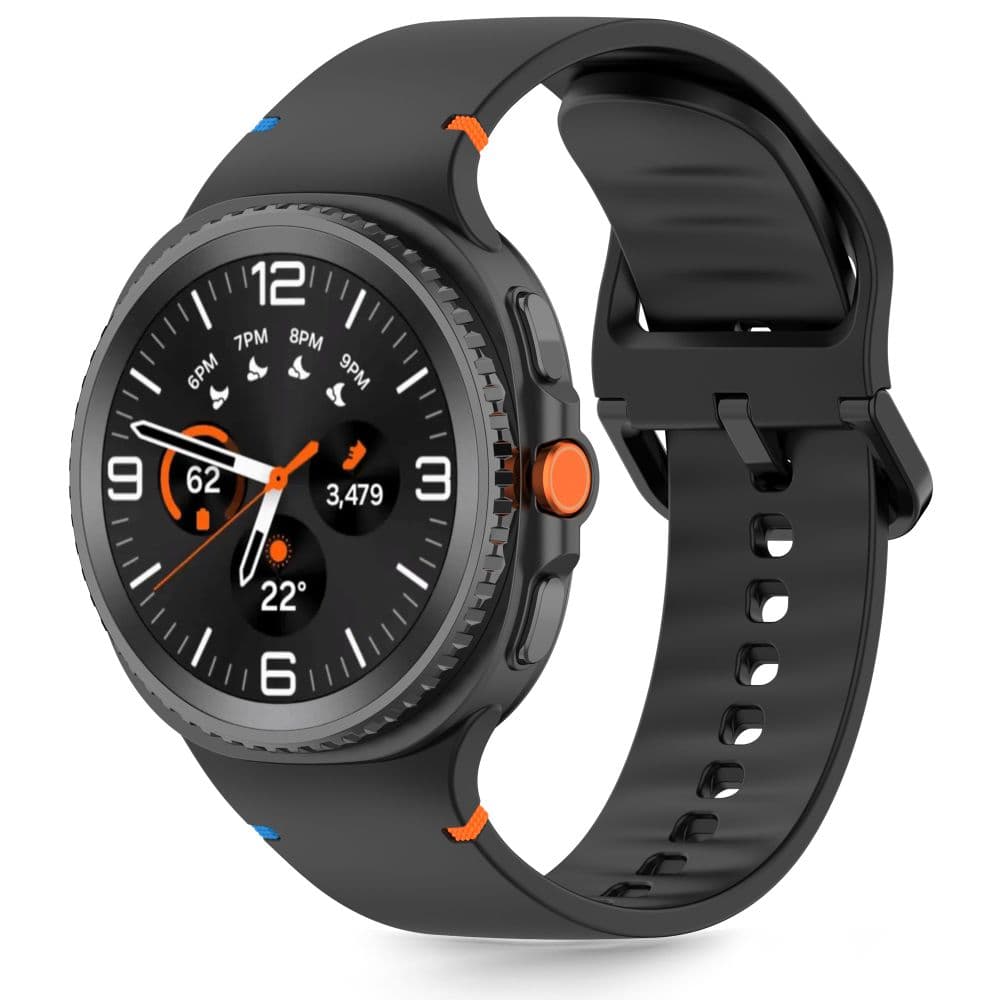 TECH-PROTECT SILICONE - θήκη για Samsung Galaxy Watch8 / Classic - Μαύρο