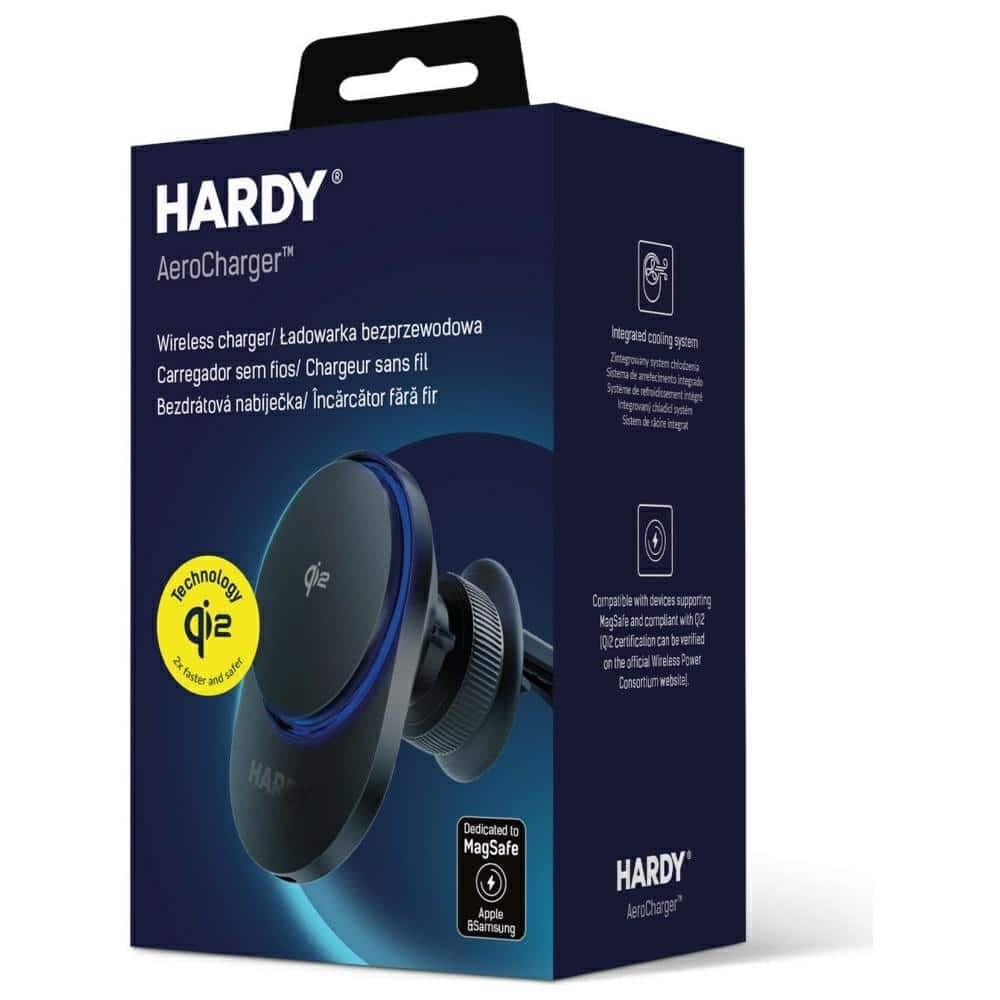3mk Hardy Aerocharger Ασύρματος Φορτιστής 15w Mpp Qi2 Μαύρος 6