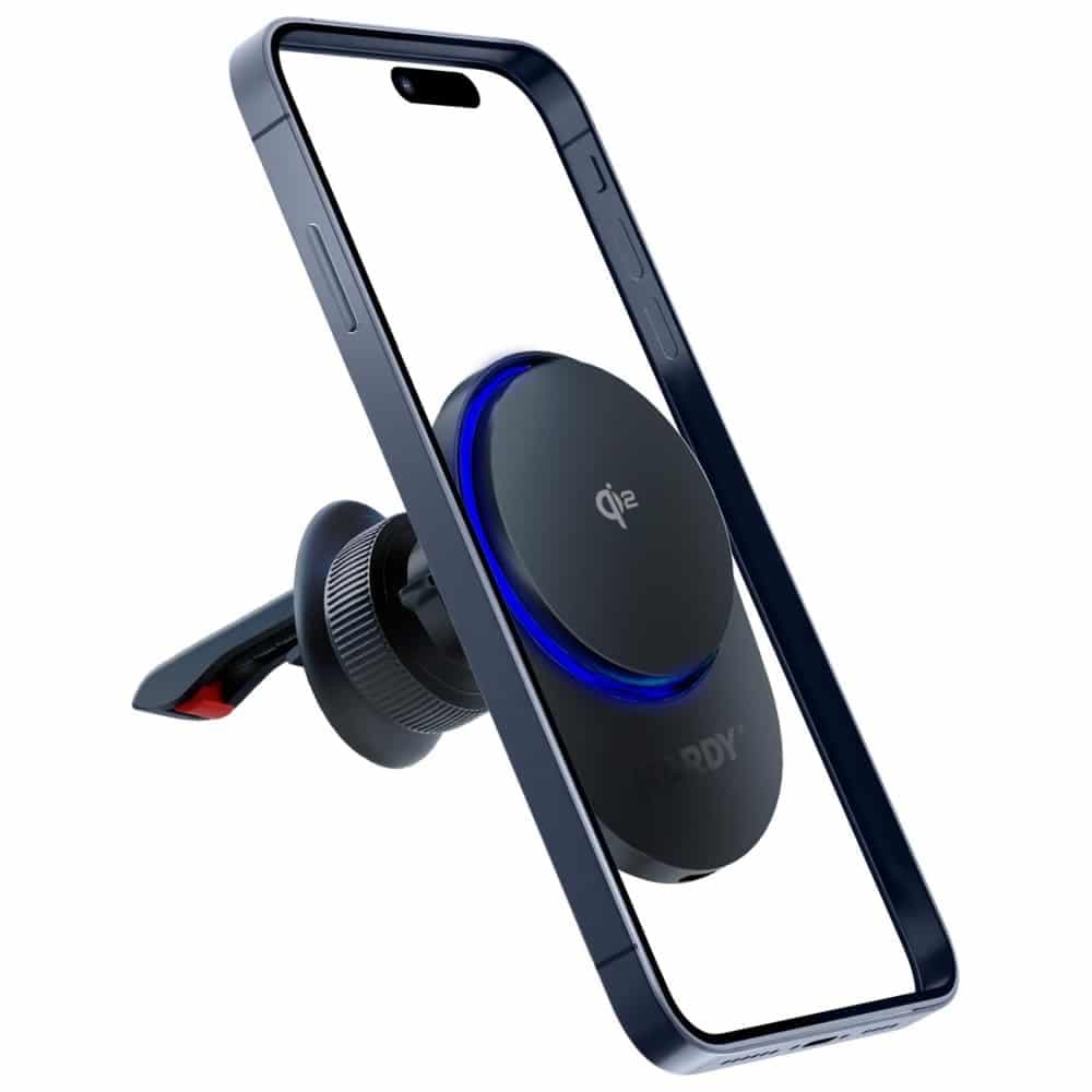 3mk Hardy Aerocharger Ασύρματος Φορτιστής 15w Mpp Qi2 Μαύρος 4