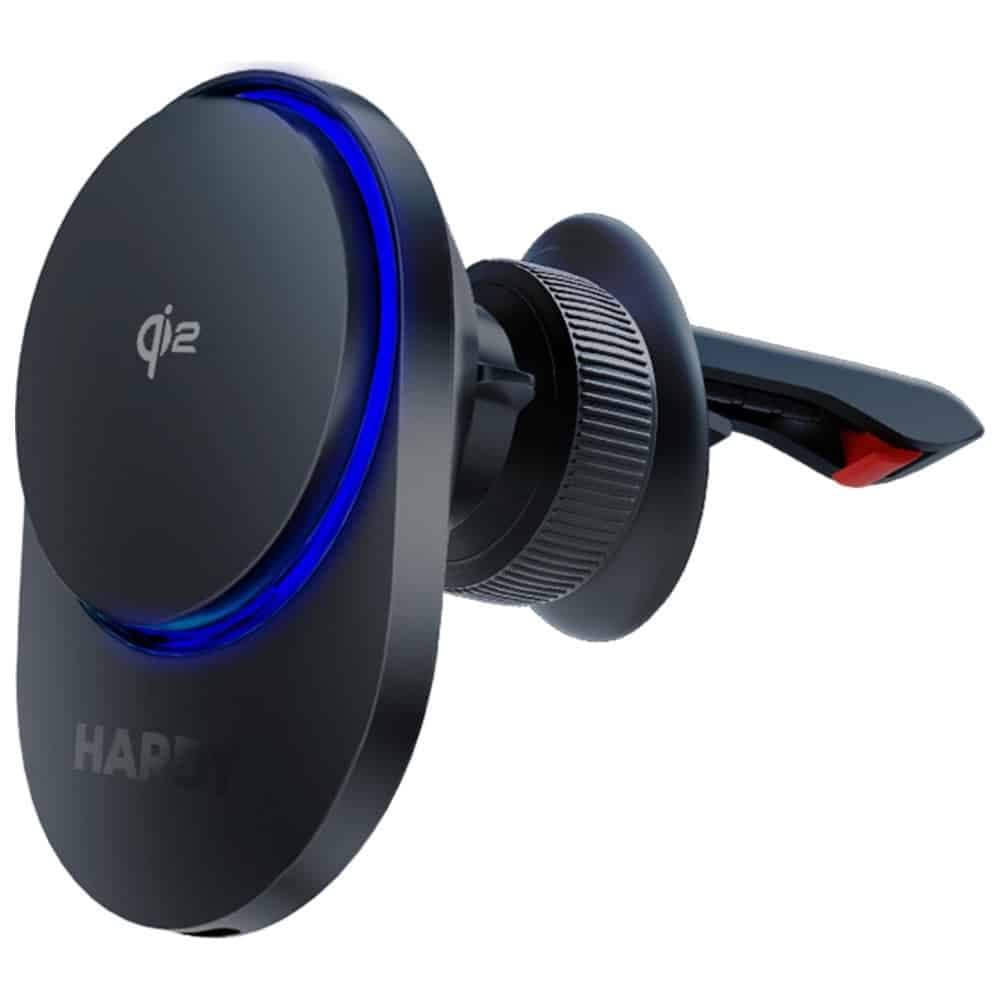 3mk Hardy Aerocharger Ασύρματος Φορτιστής 15w Mpp Qi2 Μαύρος 5