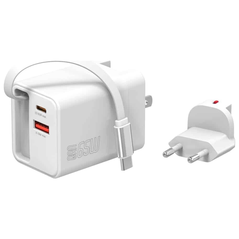 Φορτιστής Τοίχου 4smarts Flex Jojo 65w Gan 2xusb-C + USB-A Λευκό 2