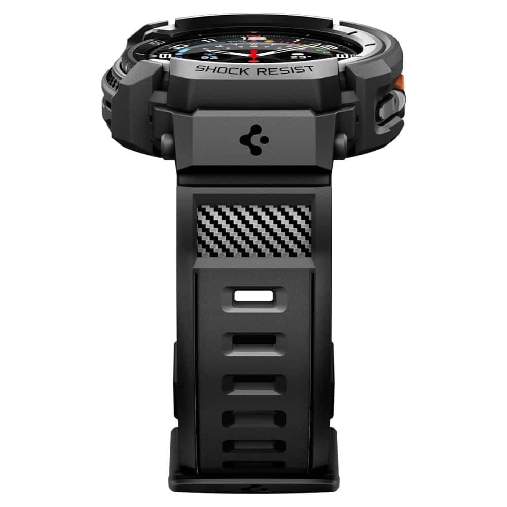 Spigen Rugged Armor Pro - θήκη για Samsung Galaxy Watch8 Classic - Μαύρο 4