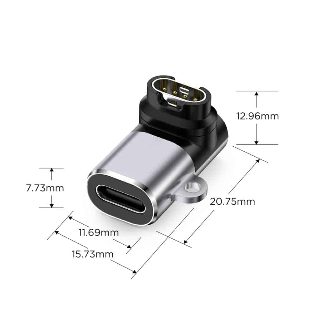 Tech-Protect Ultraboost Adapter Type-C To Garmin Watch Grey 4