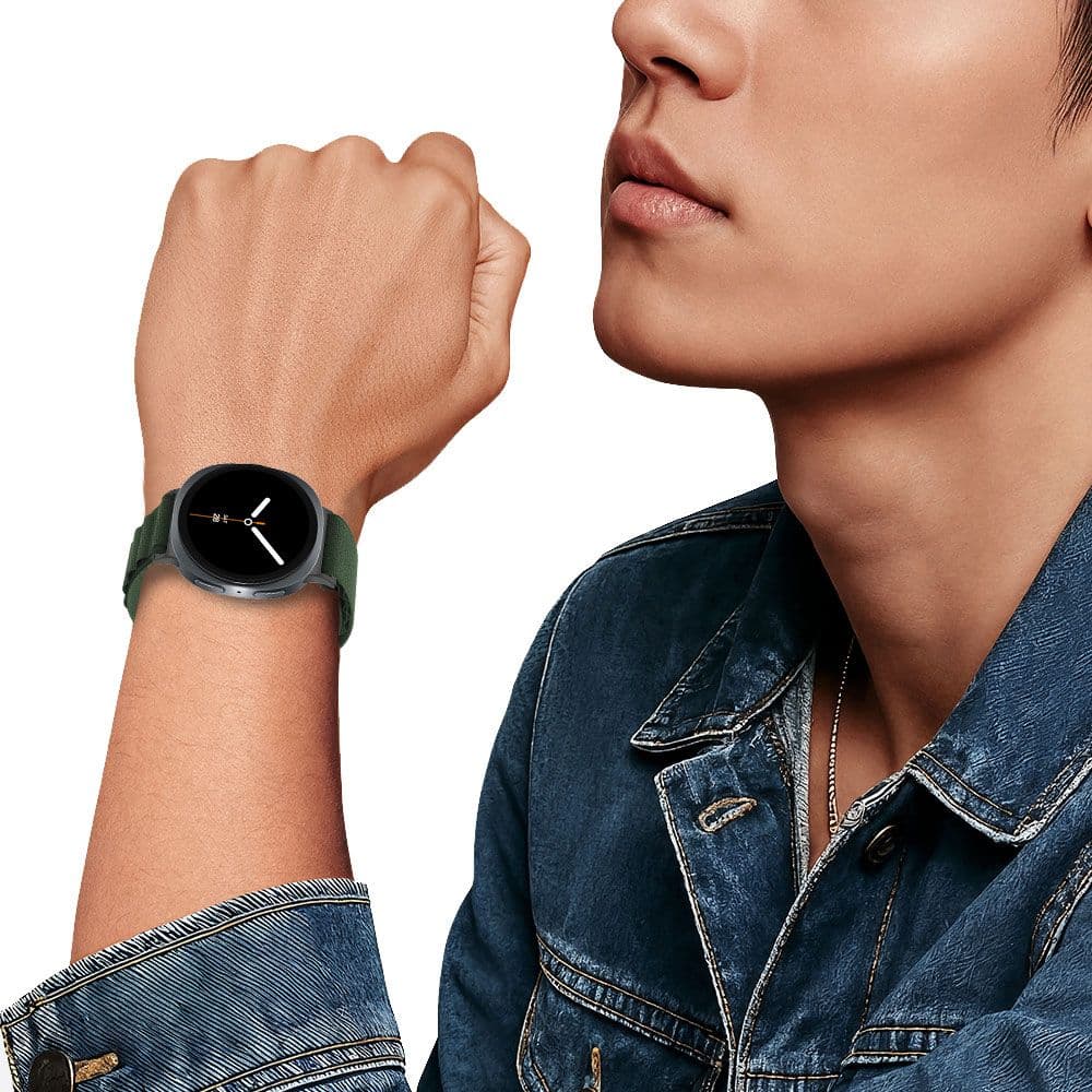 Tech-Protect Nylon Pro Samsung Galaxy Watch 8 / Classic (40 / 44 / 46 Mm) Army Green 4